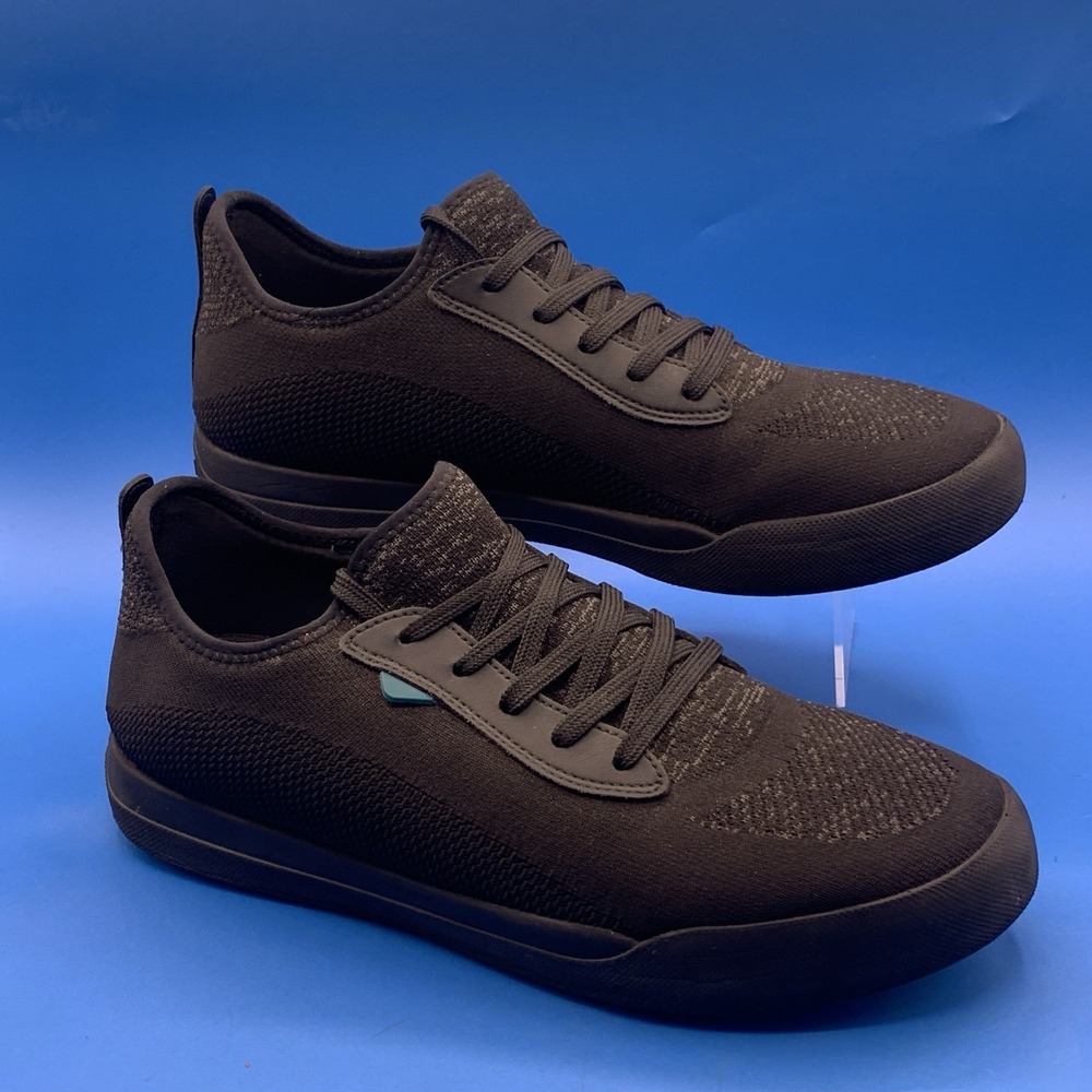 Vessi Weekend Classic Black Knit Comfort Sneakers Men's Size 12